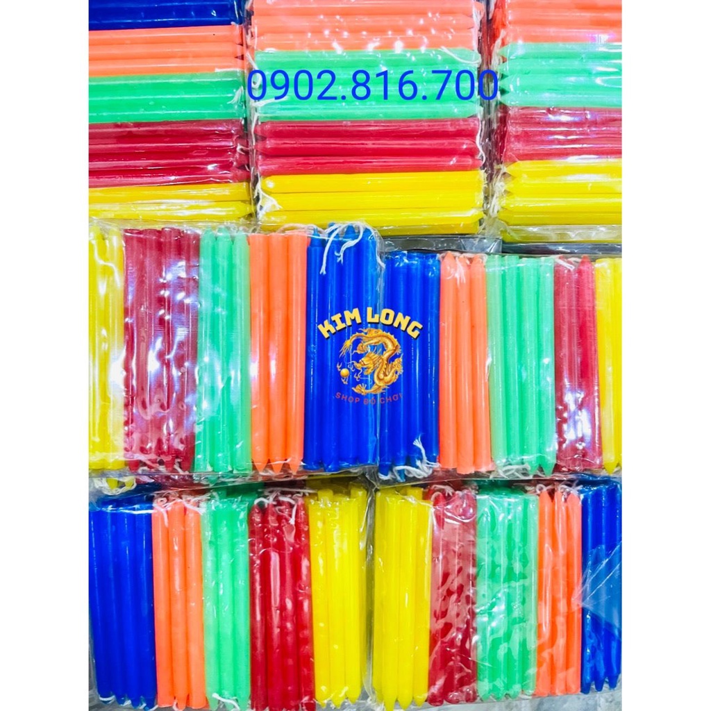 1 cái đèn led phát sáng 7 màu hoặc Sét 10 cây hoặc 50 cây đèn cầy trung thu đủ màu  thắp lồng đèn trung thu