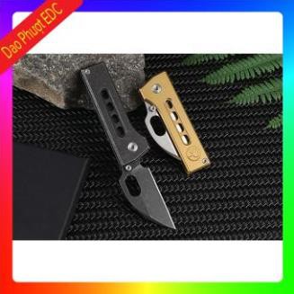 Dao Phượt Folding EDC - Thép 5CR15MOV - MINI TACTICAL SABER SELF - Dao Sinh Tồn Nhỏ - Hàng Có Sẵn