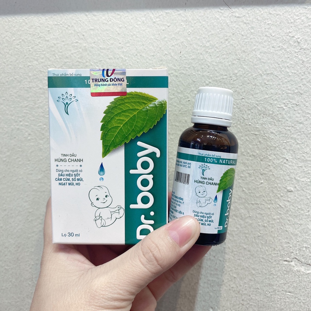 Tinh Dầu Húng Chanh Dr.baby 30ml Chính Hãng | Minizon Kids