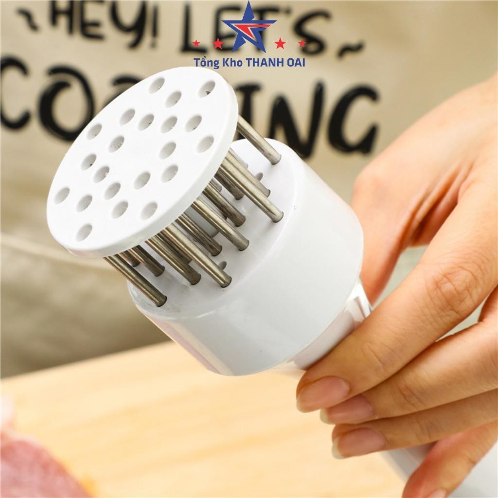 Dụng Cụ Xăm Thịt - Làm Mềm Thịt da dày TIỆN DỤNG cây xăm thịt da dày ĐA NĂNG xăm các loại da, rau củ quả và thực phẩm