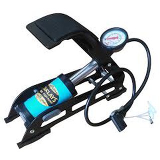 (Bảo Hành 1 Năm )Bơm Hơi Đạp Chân Đa Năng Mini Cho Ô Tô xe máy Phân Phối Cấp 1 STANLAYS 1 ống