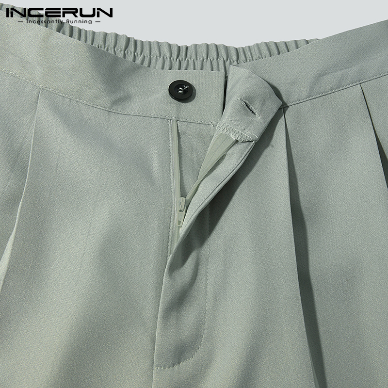 Set INCERUN áo không tay + quần short thời trang Hàn cho nam