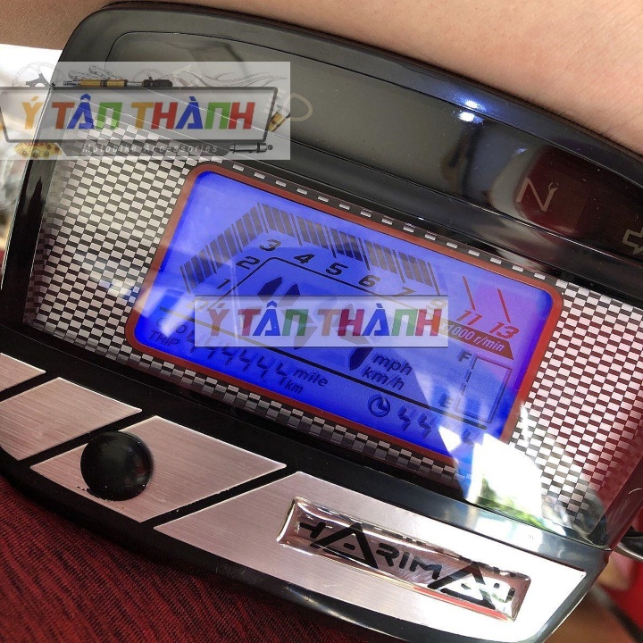 đồng hồ điện tử xe dream 7 màu MS1592