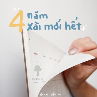 Set 48 Giấy Lập Kế Hoạch Tháng Monthly Plan Để Bàn