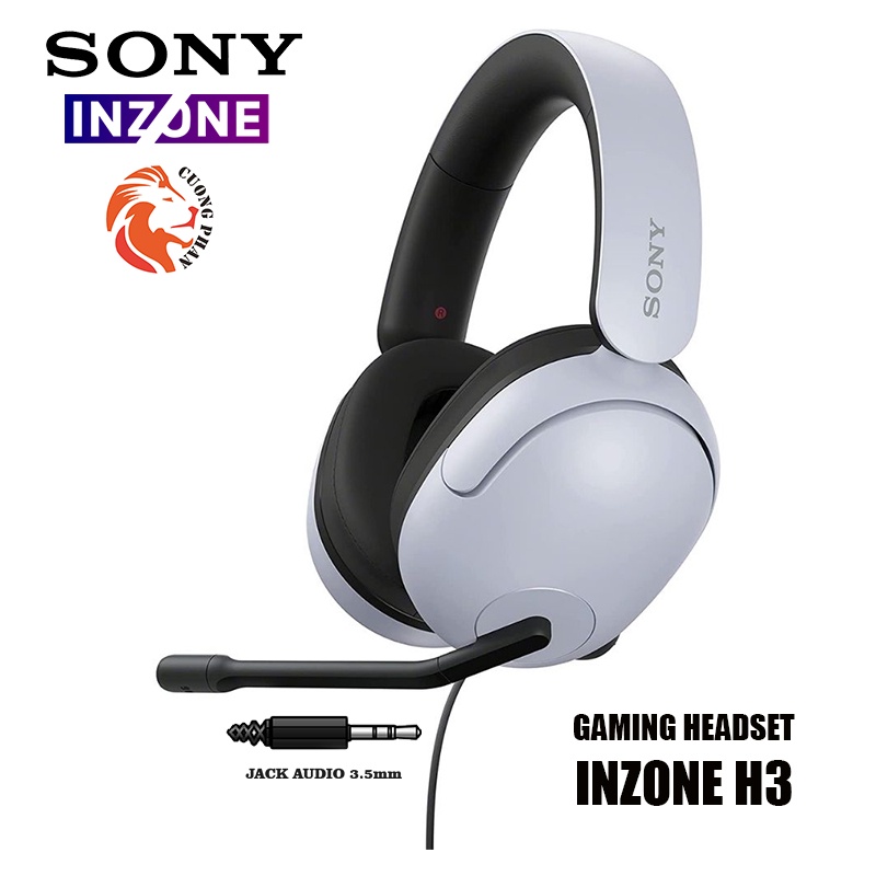 Tai Nghe Chơi Gaming Sony INZONE H3 (MDR-G300) Màu Trắng - Hàng Chính Hãng Sony Việt Nam - Bảo Hành 12 Tháng