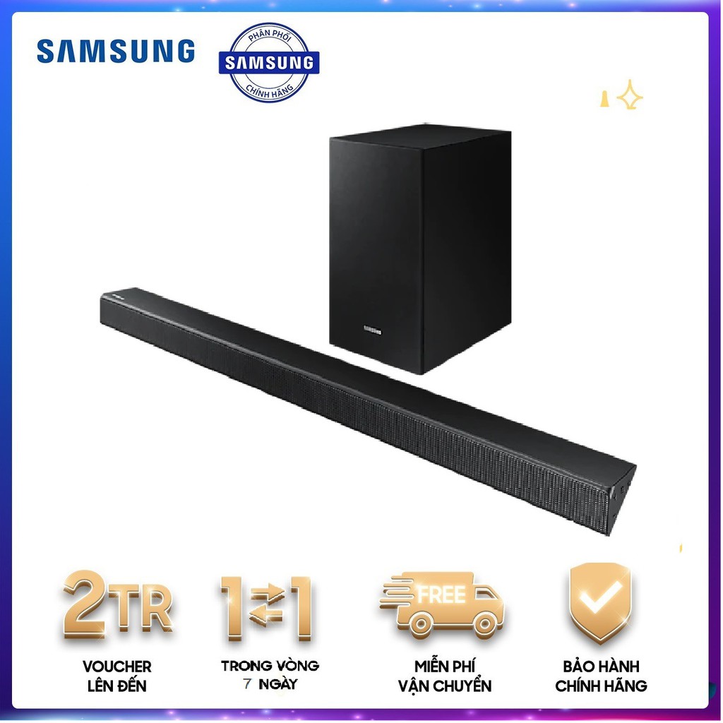 Loa Thanh Soundbar Samsung HW-T650/XV - 3.1 Kênh, công suất:340 W, Có cổng USB,Có kèm remote, Bluetooth 2.0