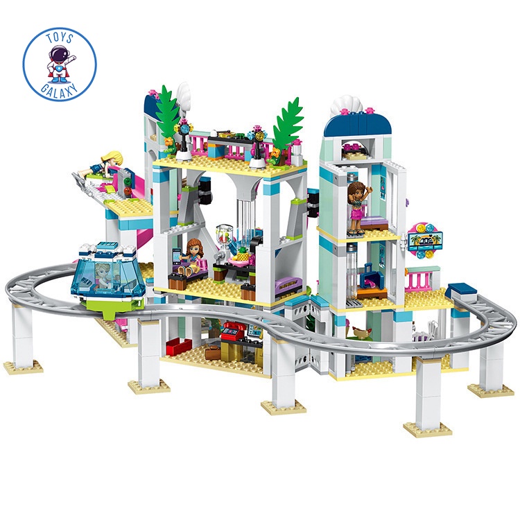 Đồ Chơi Lắp Ráp Friends Mô Hình Công Viên Nước Trái Tim / Đồ Chơi Trí Tuệ / Đồ Chơi Bé Gái SX3018