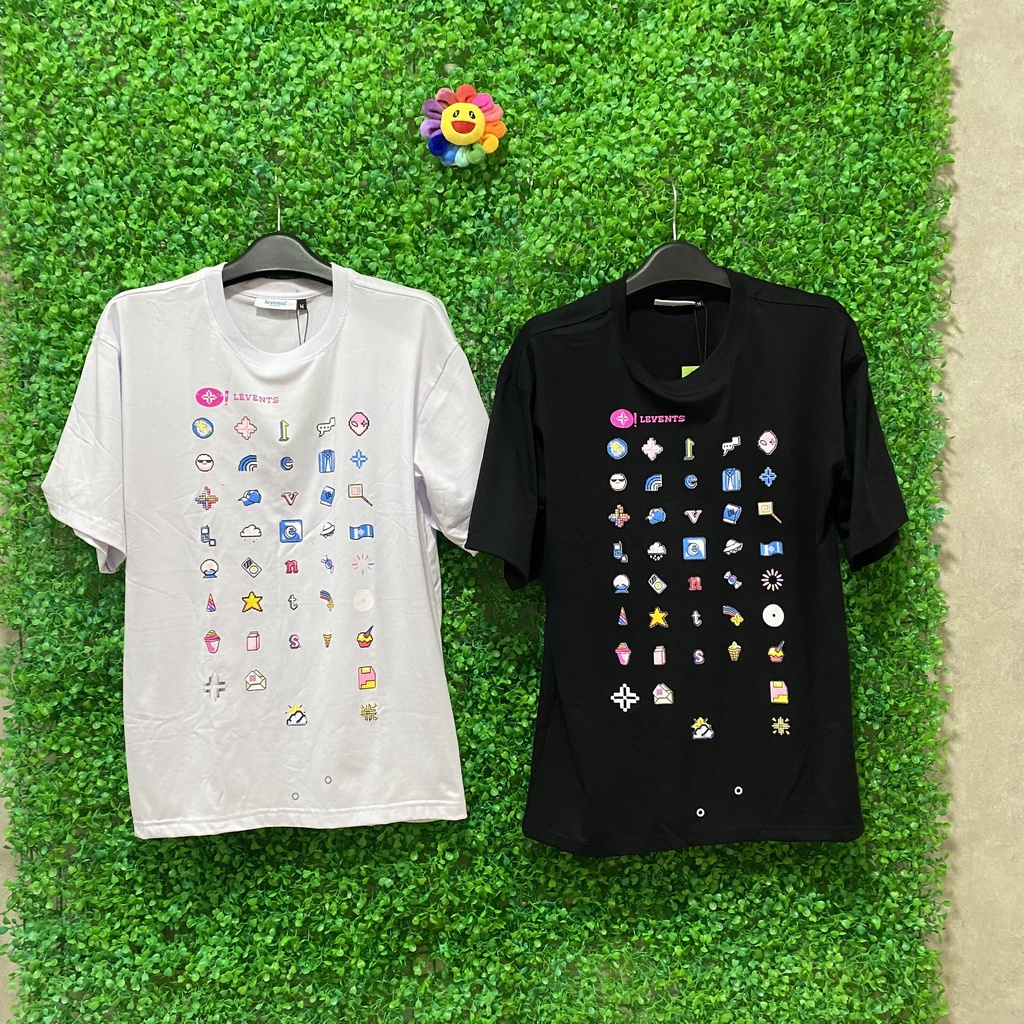 Áo thun Levents Internetlove Pixel form từ 40kg đến 90kg, chất vải cotton Thời trang Unisex HCM AL148