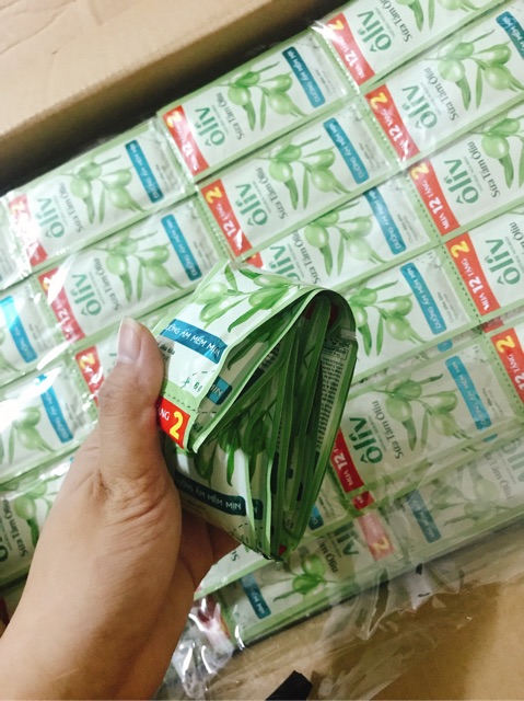 Sữa tắm oliu oliv (dây 12 + 2 gói) | BigBuy360 - bigbuy360.vn