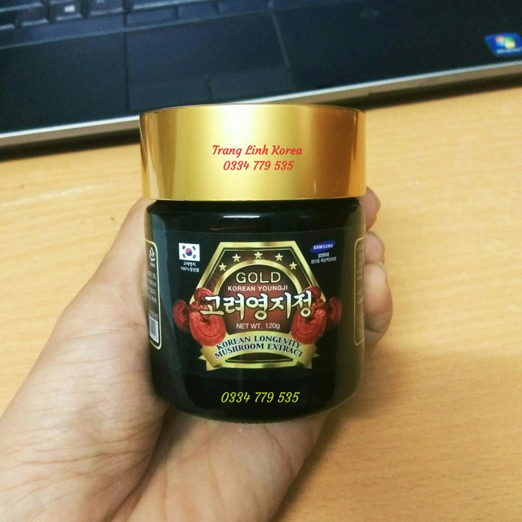 [Mã GROSALE2703 giảm 8% đơn 250K] Cao Linh Chi Hộp Gỗ Đen 3 Lọ Hàn Quốc | BigBuy360 - bigbuy360.vn