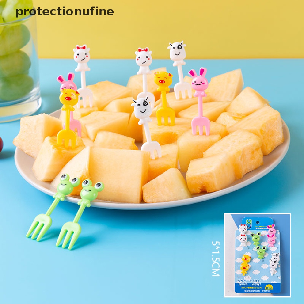 Pr3vn Bộ Nĩa Ăn Trái Cây Tráng Miệng Dạng Xoắn Hình Hoạt Hình Cho Tiệc Cocktail Martijn