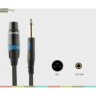 Cáp âm thanh XLR - 6.3mm Choseal Q801