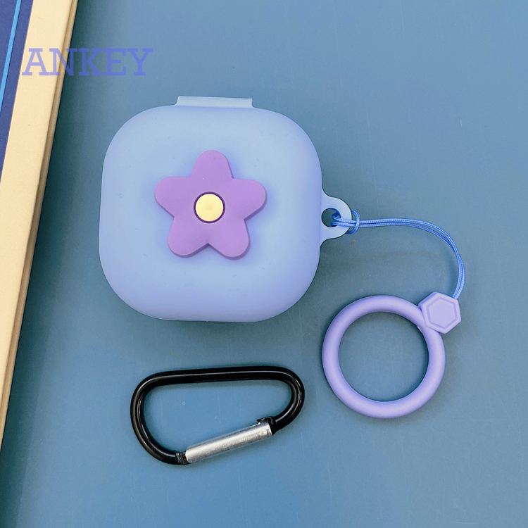 Samsung Galaxy Buds 2 / Buds Pro / Buds Live Hộp Đựng Tai Nghe Bằng Silicone Mềm Chống Sốc Chống Sốc Có Móc Treo Cho Samsung Galaxy Buds Live / Buds+ / Buds Plus