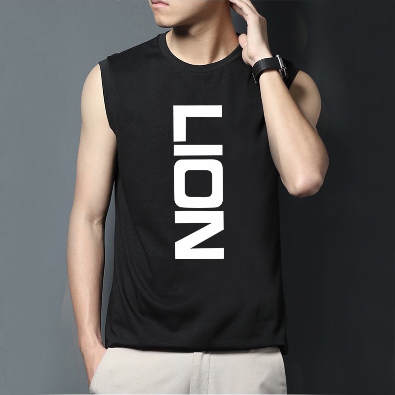 Áo 3 Lỗ Nam Tanktop Thể Thao LION Chất vải Thun lạnh mát mẻ thời trang