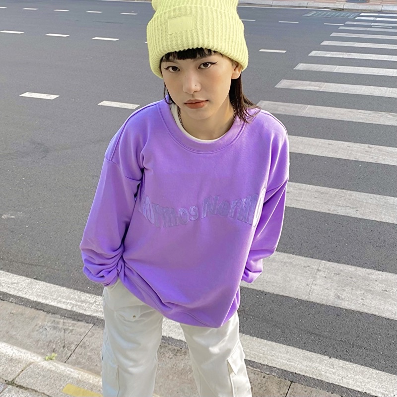 NORMOS BASIC SWEATER (Tím)