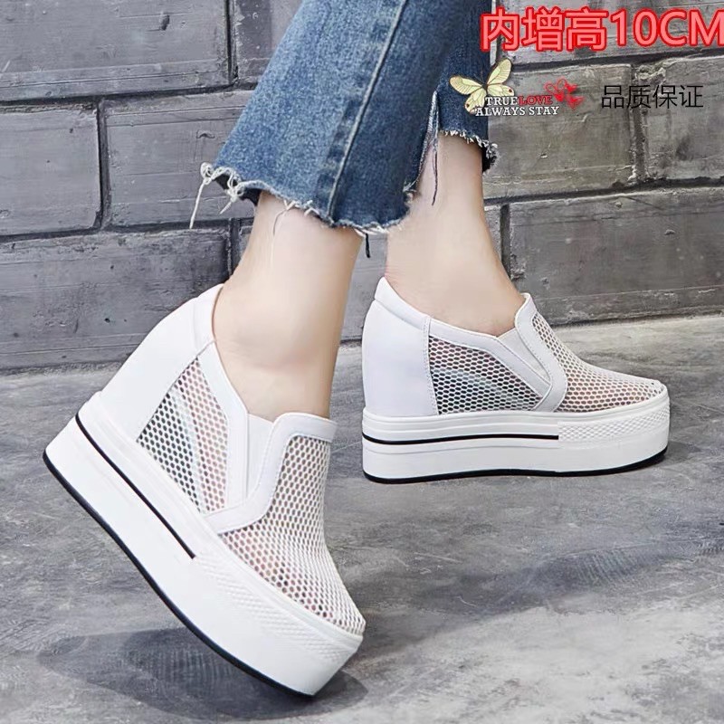 Giày thể thao đế độn lưới cao cấp 10cm