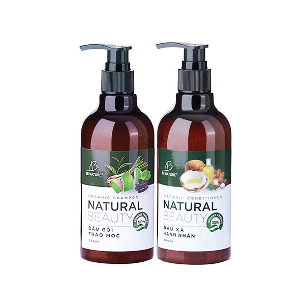 Bộ gội xả Natural Beauty Be Nature 300mlx300ml