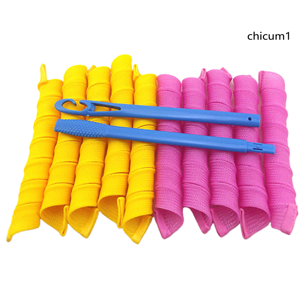 10 Lô uốn tóc xoăn nhanh chóng tiện lợi 55cmx2.5cm