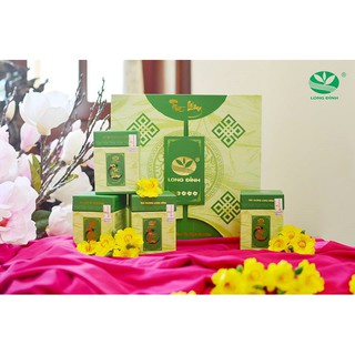 Trà ô long 5 hoa mai cao cấp - long đỉnh organic tea