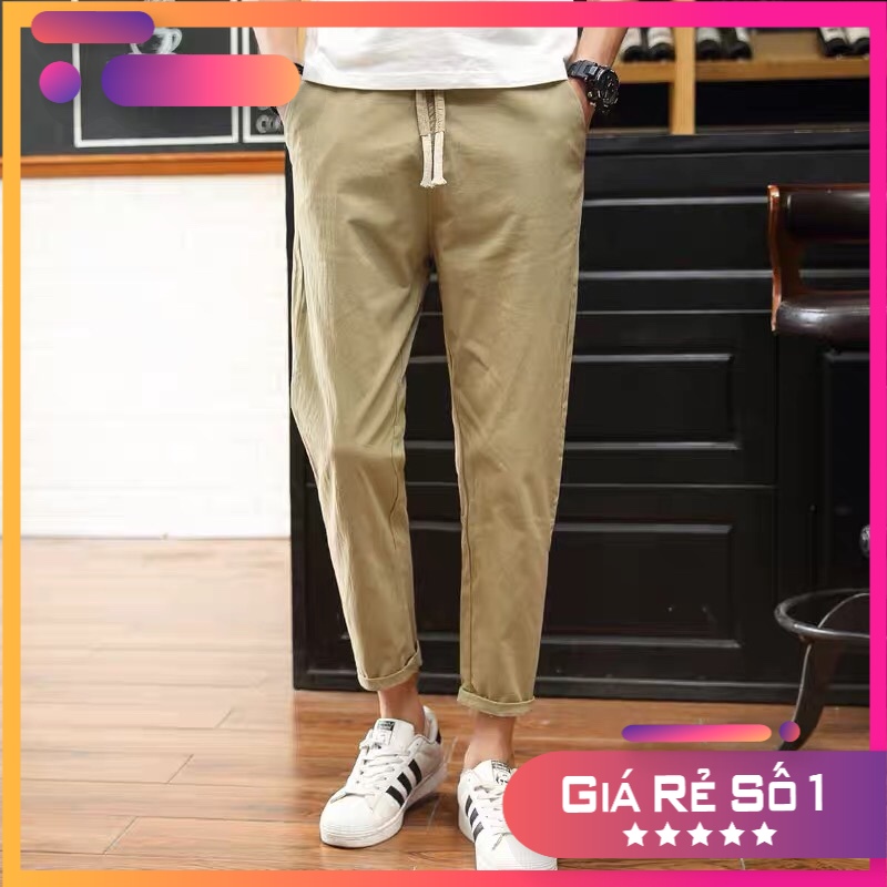Quần Basic Pants Chất Kaki Dày Mịn , Kiểu Dáng Ống Bó Rất Hàn Quốc, Phong Cách Trẻ Trung