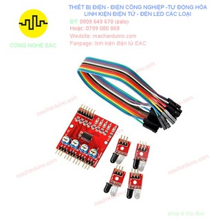 Cảm Biến Phát Hiện Vật Cản, Dò Line 4 Kênh