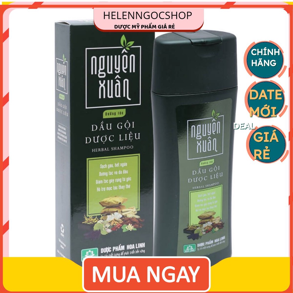 Dầu Gội Dược Liệu Nguyên Xuân Xanh - Dưỡng Tóc (200ml)