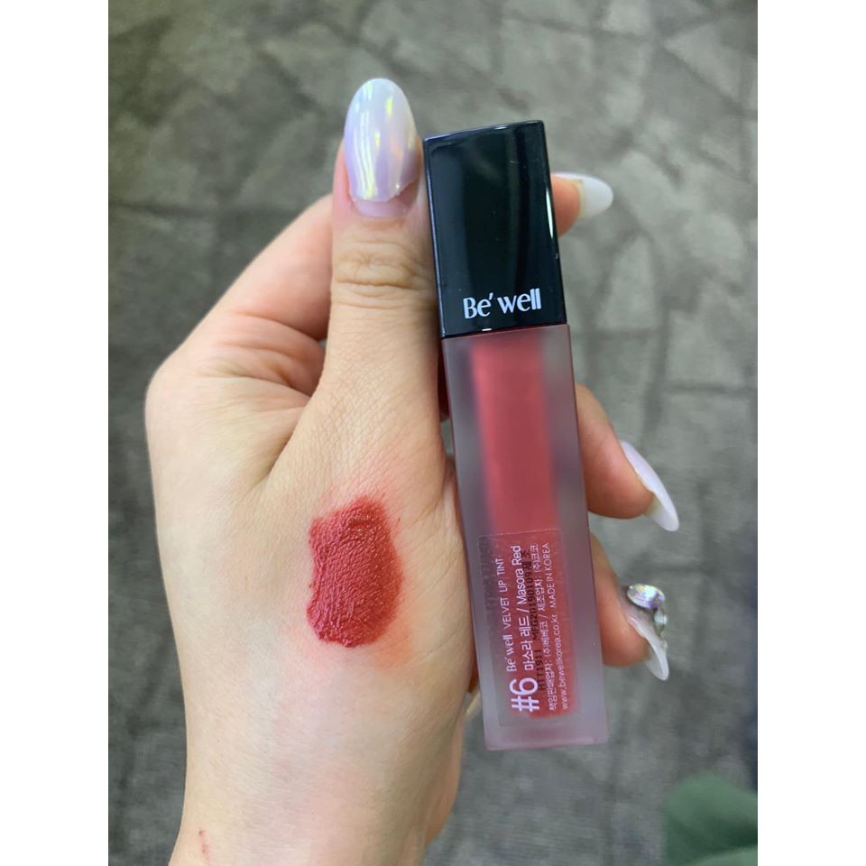 Son kem lì Be'Well Velvet Lip Tint Hàn Quốc