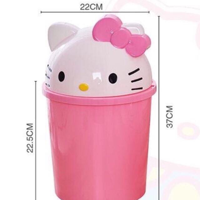 Thùng rác 3D Hello Kitty