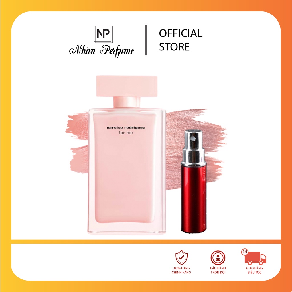 Dạng ống Narciso Rodriguez For Her EDP 10ml nước hoa nữ chính hãng