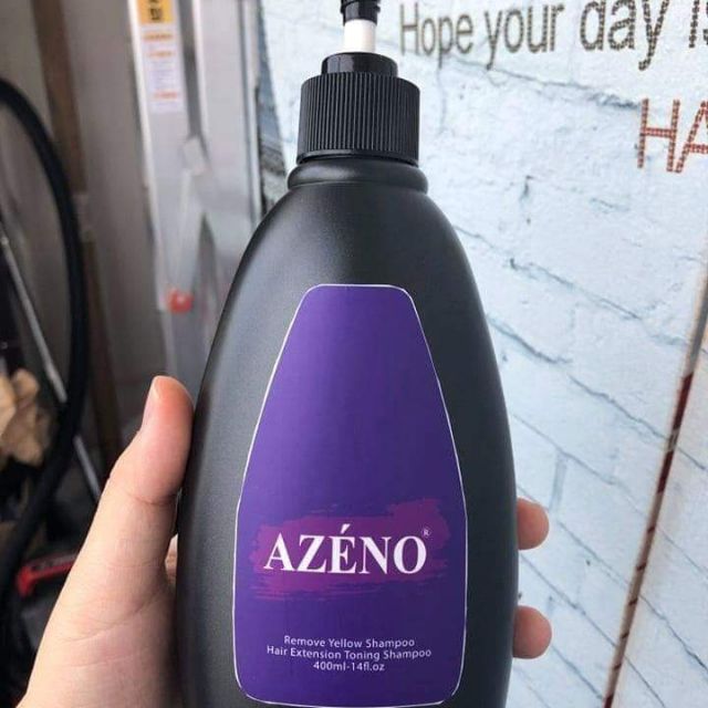 Sau bước tẩy tóc, áp dụng ngay gôi khử vàng AZENNO để:📣Tăng độ sáng cho tóc📣Giảm số lần tẩy tócAZENNO