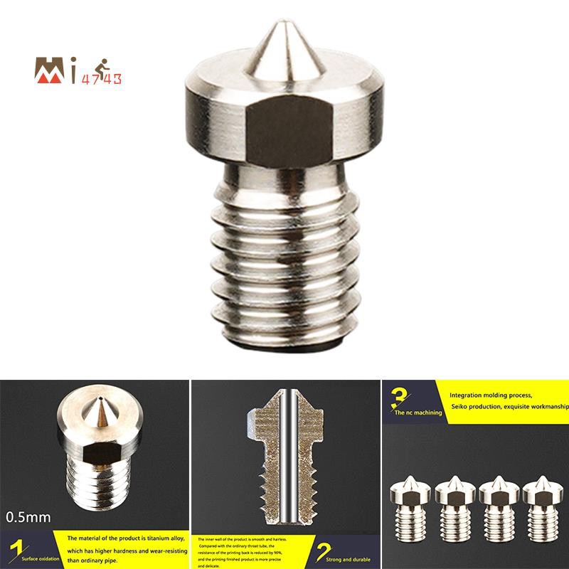 Đầu Phun Hợp Kim Titan 0.2mm Cho Máy In 3d