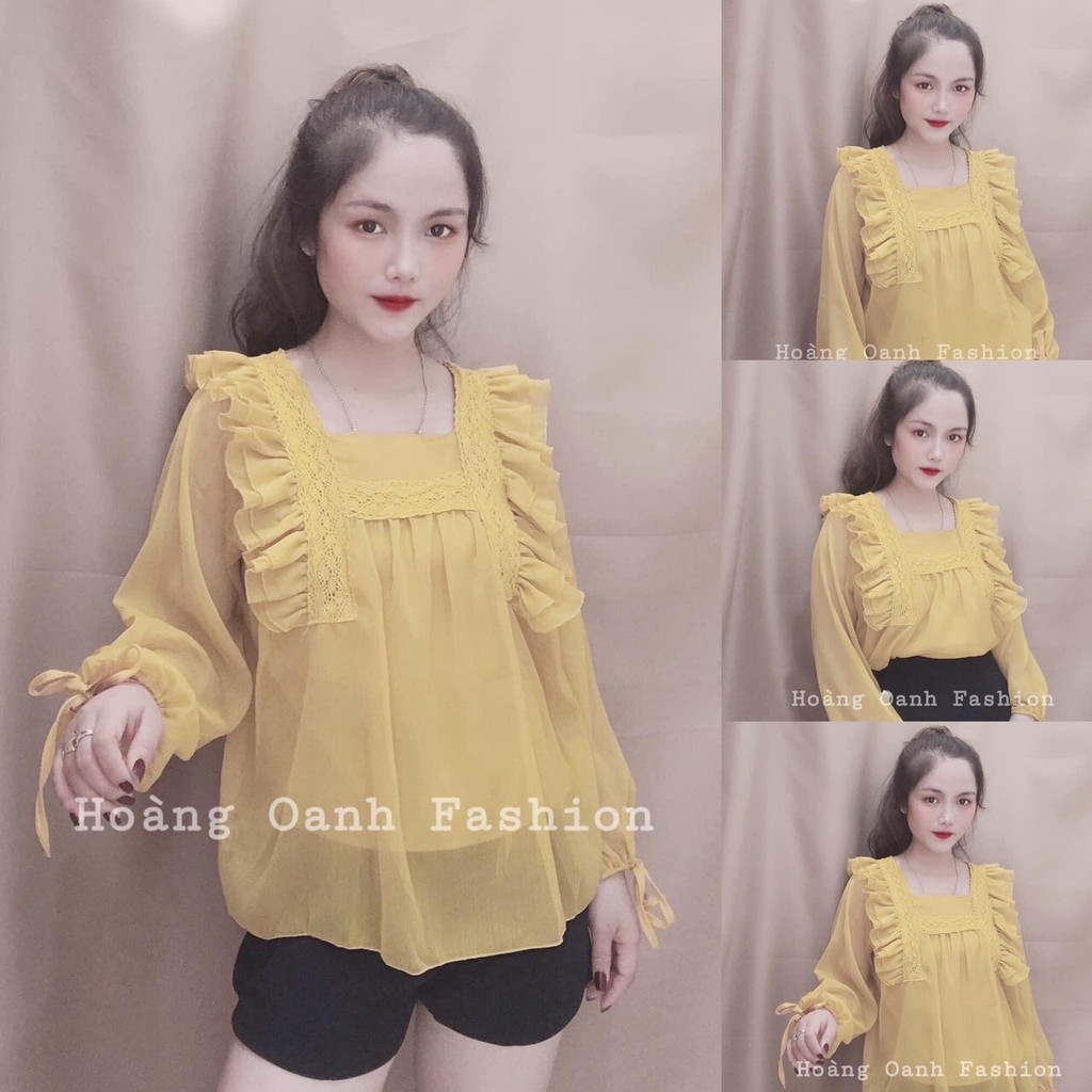 Áo sơ mi nữ cổ bèo tay  FREESHIP 50K A,044 | BigBuy360 - bigbuy360.vn