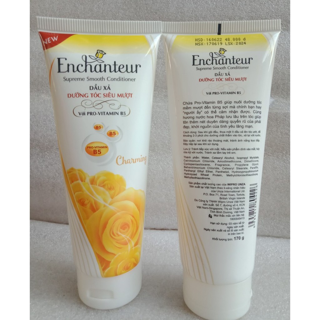 Enchanteur: Dầu Xả Dưỡng Tóc Siêu Mượt Charming