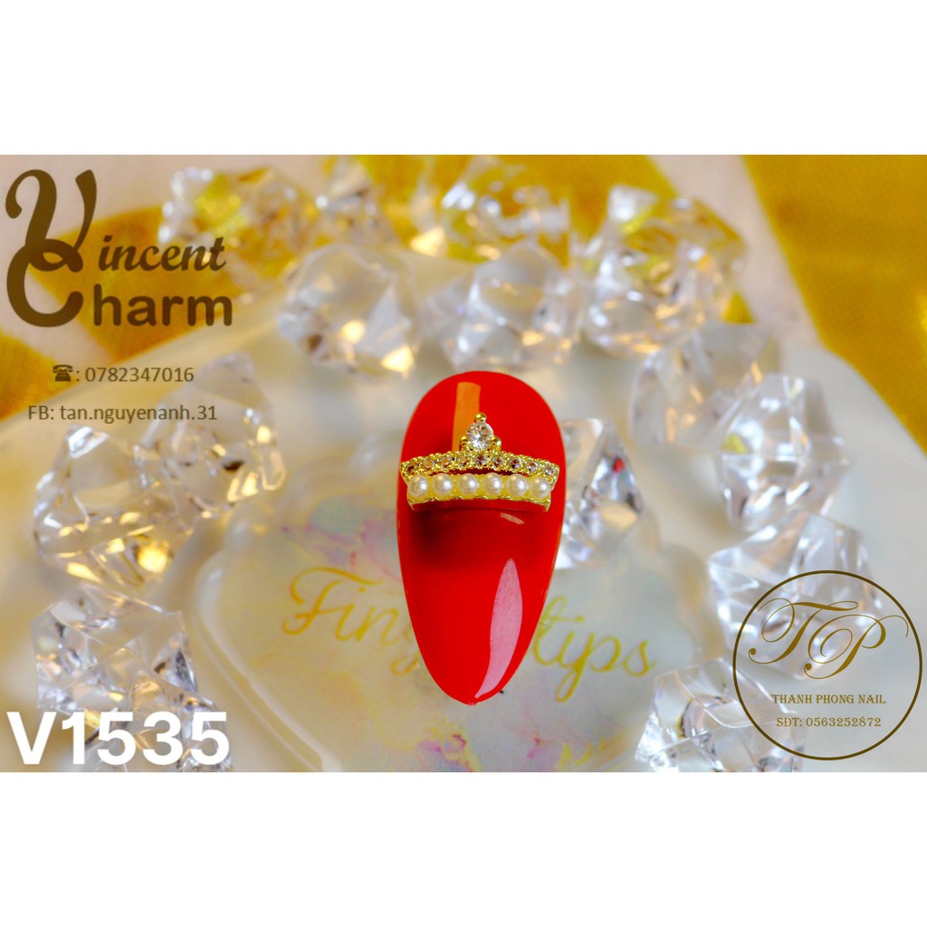 Charm nail cao cấp - Đá đính móng giá rẻ V1504