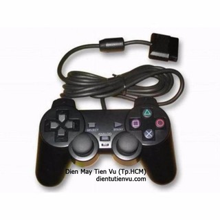 Tay cầm chơi game PlayStation 2 DualShock2 (Đen)