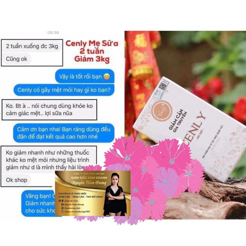 Giảm Cân THẢO MỘC CENLY Mẹ BỈM SỮA - Hàng Chính Hãng - Giảm An Toàn Hiệu Quả Cho Mẹ Và Lợi Sữa Cho Bé - FREE SHIP | BigBuy360 - bigbuy360.vn