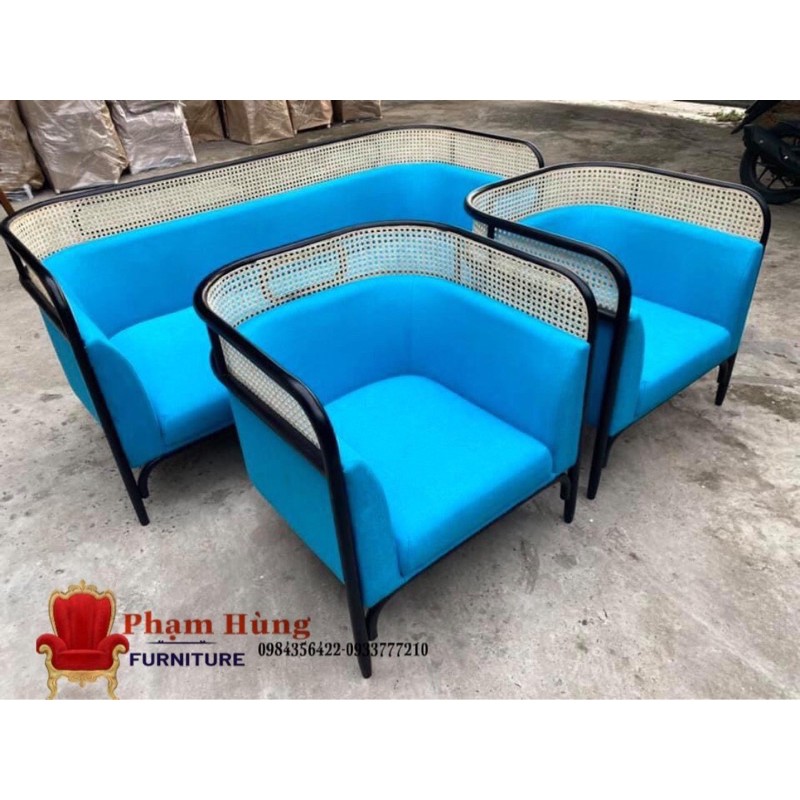 sofa gỗ nệm cao cấp