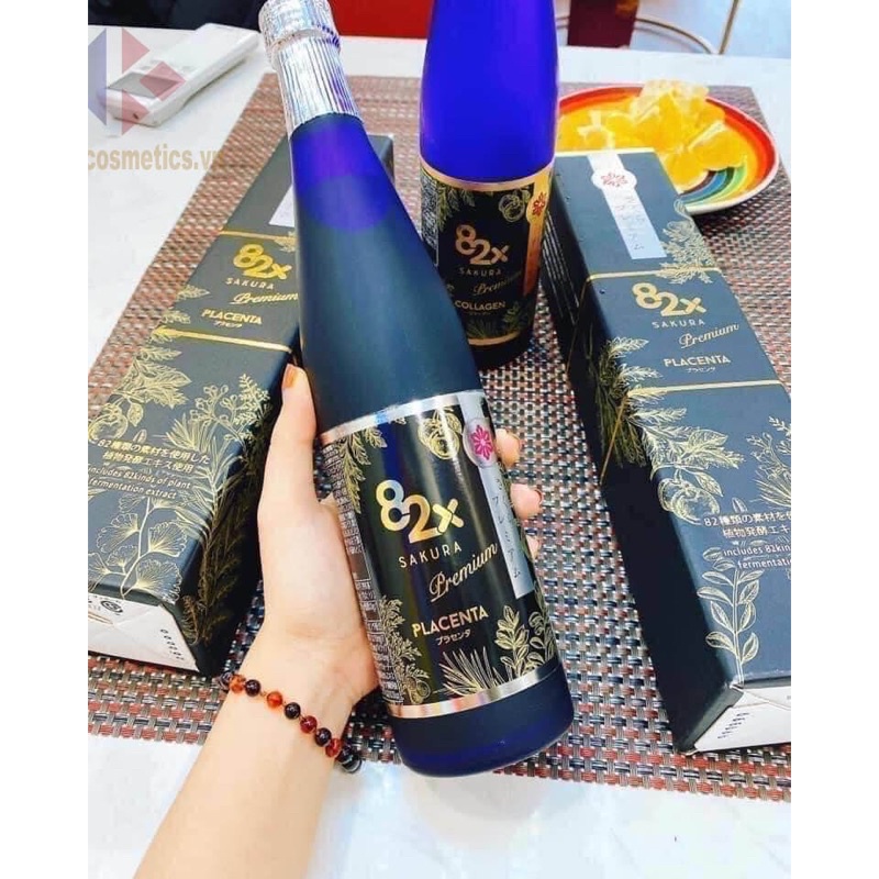 Nước uống làm đẹp da Nhật Bản 82X Sakura Placenta Collagen đẹp da