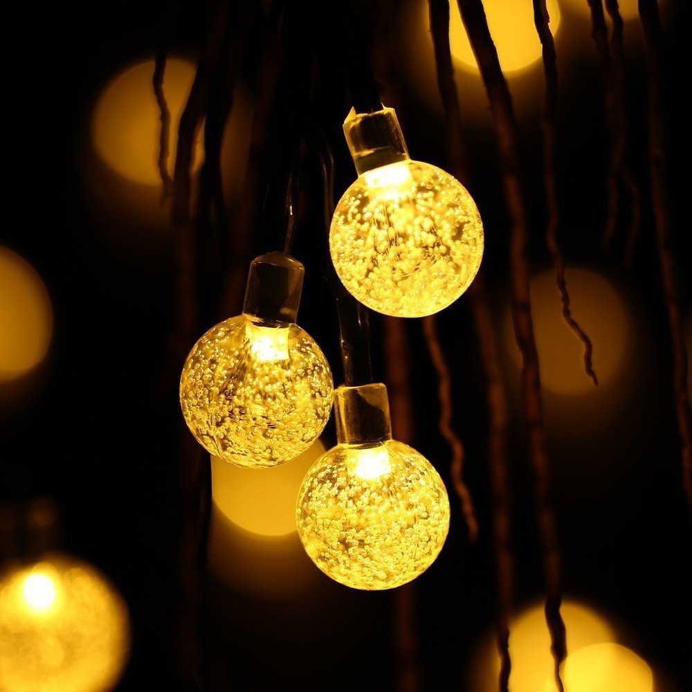 Đèn trang trí 20ft 30LED hình cầu pha lê