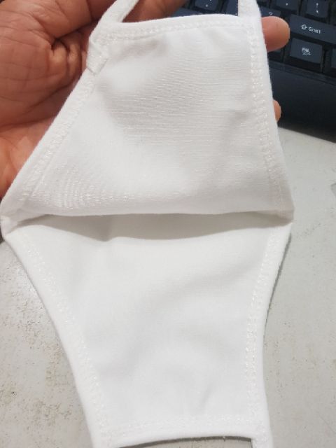 Khẩu trang chống nắng chống bụi bản to hàng 2 lớp(màu trắng ạ) | BigBuy360 - bigbuy360.vn