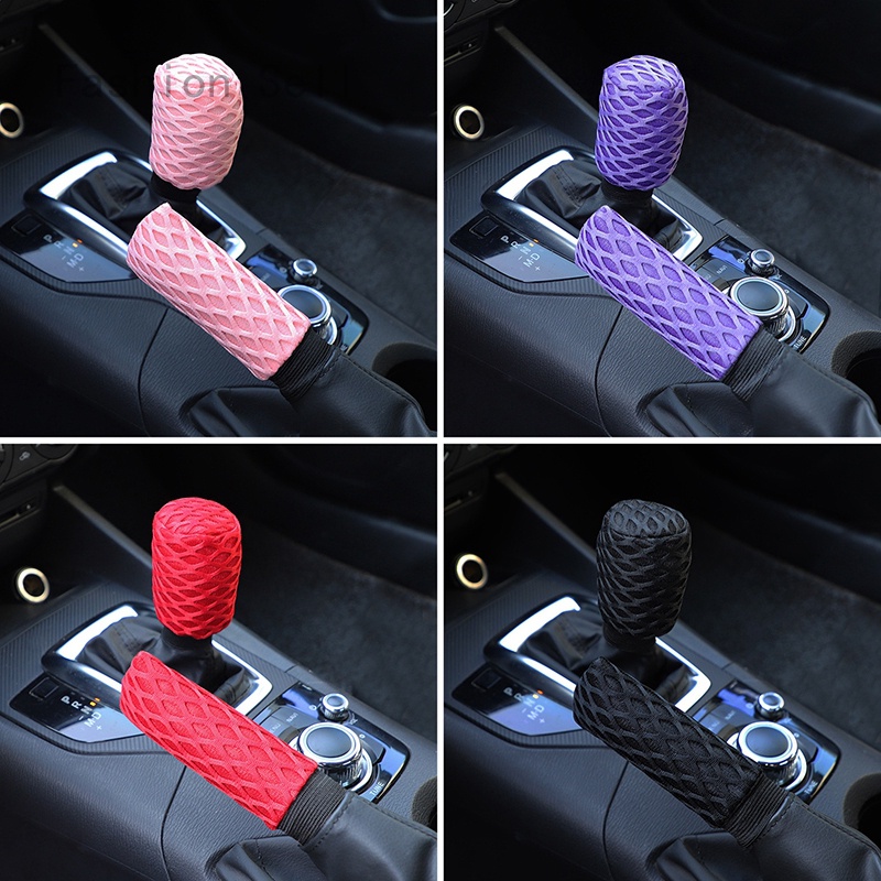 Set 2 Vỏ Bọc Bảo Vệ Tay Gạt Cần Số Xe Hơi Thông Dụng Chống Trượt