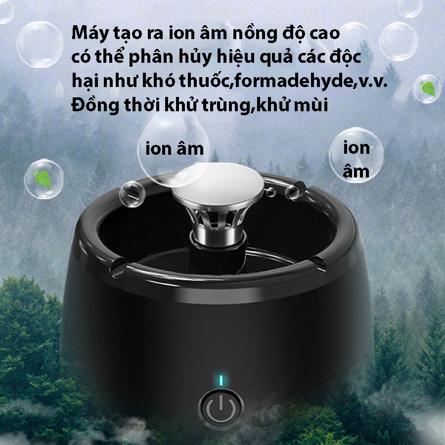 gạt tàn thuốc là chịu nhiệt độ cao phiên bản hiện đại, gạc tàn thuốc lá lọc không khí ion âm