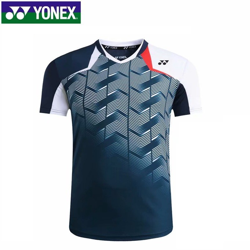 Yonex Badminton Quick-drying Outdoor Breathable Men's Sports Ladies Outdoor Breathable Short Sleeves(Only Shirts)