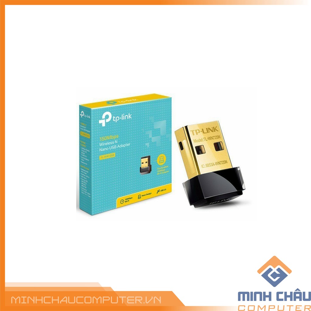 USB wifi (USB thu wifi) TP-Link Chuẩn N 150Mbps TL-WN725N - Hãng phân phối chính thức