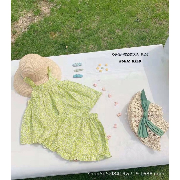 set babydoll hoa nhí