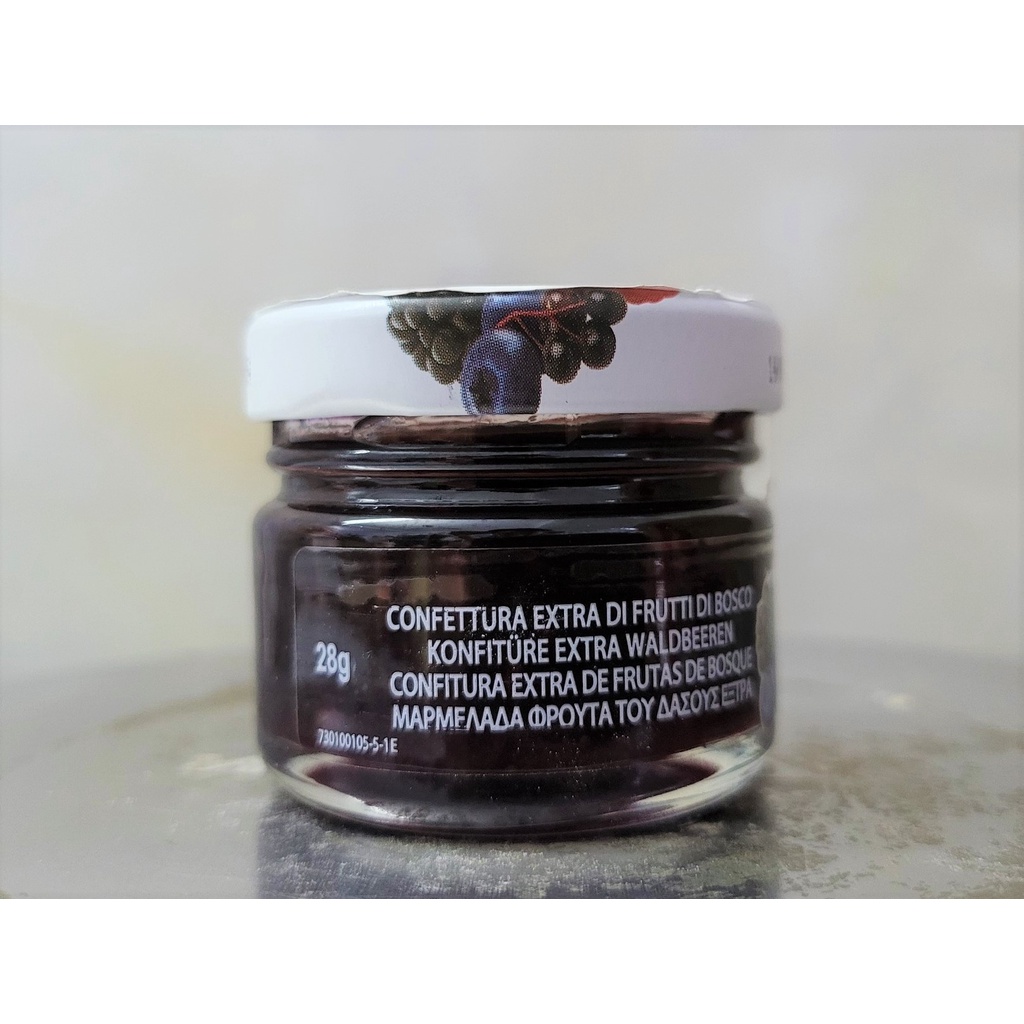 [Lọ mini 28g] MỨT TRÁI CÂY RỪNG [Italia] MENZ &amp; GASSER Mixed Fruit Jam