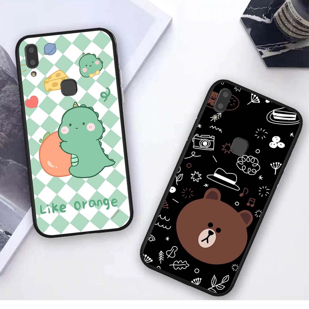 Ốp lưng Vivo V9 in hình khủng long , gấu nâu xinh xắn, siêu cute  mà còn vô cùng RẺ -ĐẸP