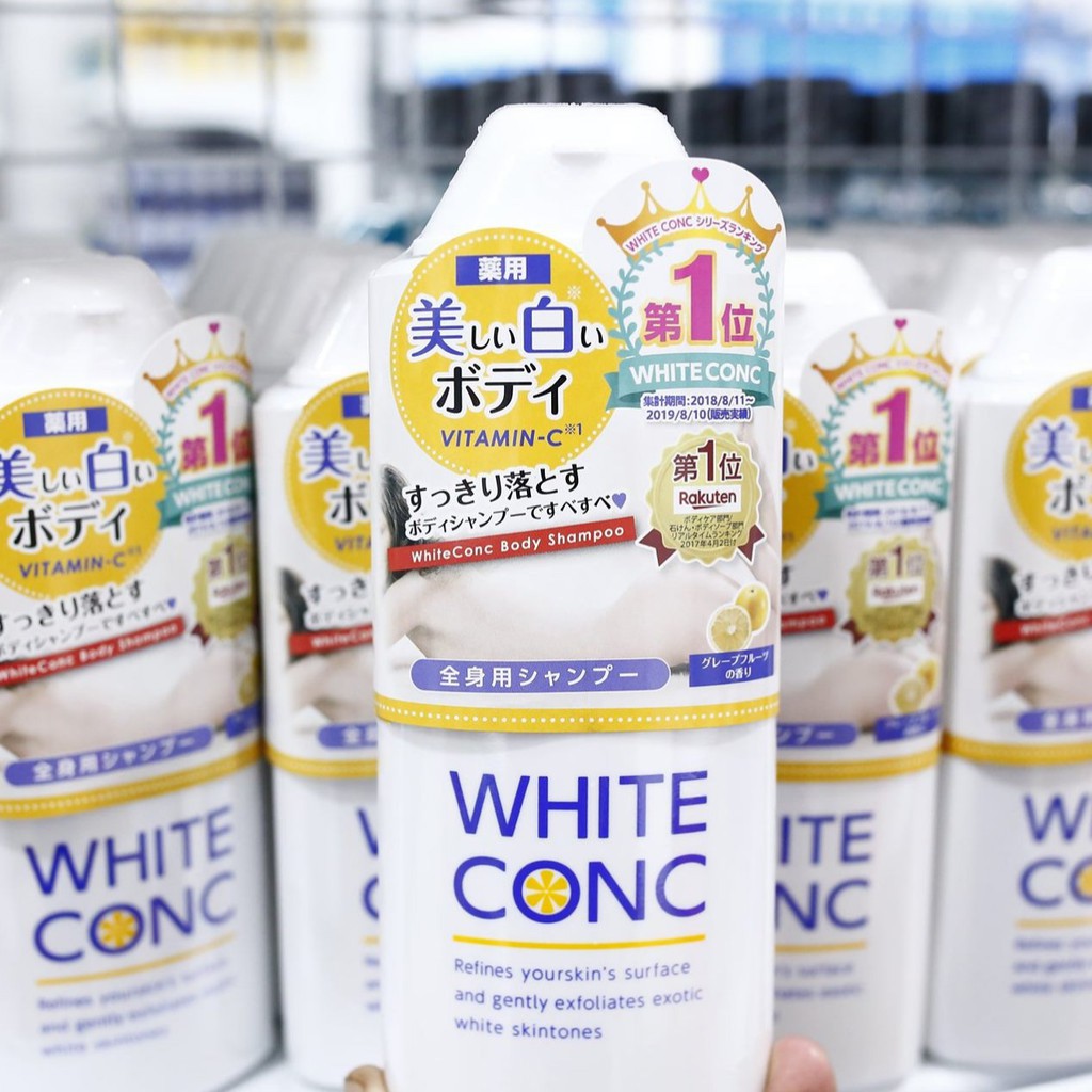 Sữa Tắm Dưỡng Trắng Da White Conc 360ml