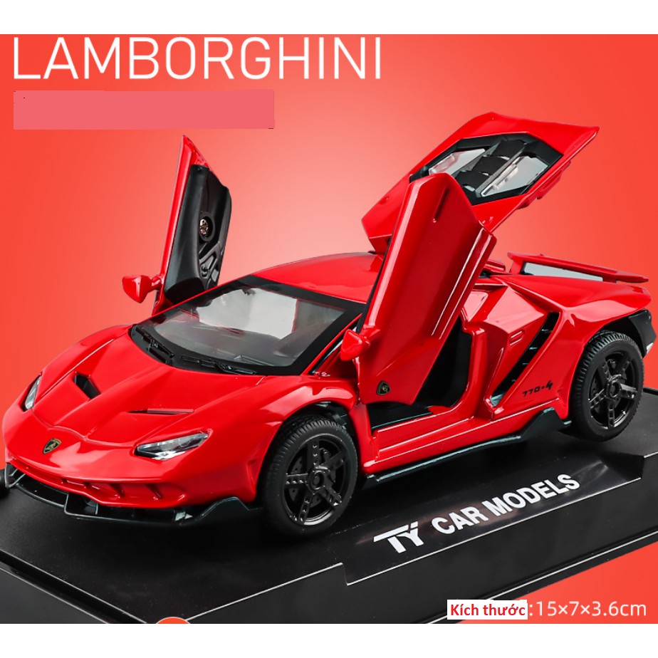 Ô tô Mô Hình Lamborghini Thunder LP770 - 4 Tỉ lệ 1:32. Mô hình xe hơi thể thao,mô hình siêu xe Lambo