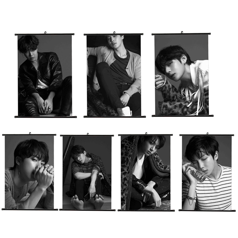 Poster Treo Tường Hình Nhóm Nhạc Bts Độc Đáo